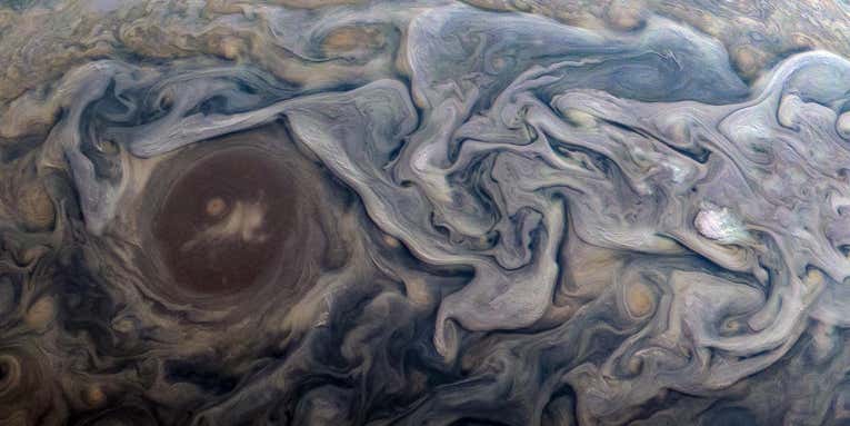 Jupiter’s roiling clouds are a thing of beauty