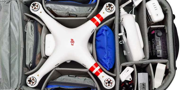 Think Tank Photo Airport Accelerator Phantom 2 Quadcopter Backpack Kit Is For Carrying a Drone Think Tank Photo Airport Accelerator Phantom 2 Quadcopter Backpack Kit Is For Carrying a Drone