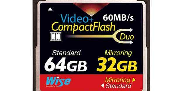 Japanese Compact Flash Card Protects Data With Built-In RAID Japanese Compact Flash Card Protects Data With Built-In RAID