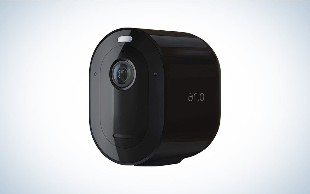 black arlo security camera