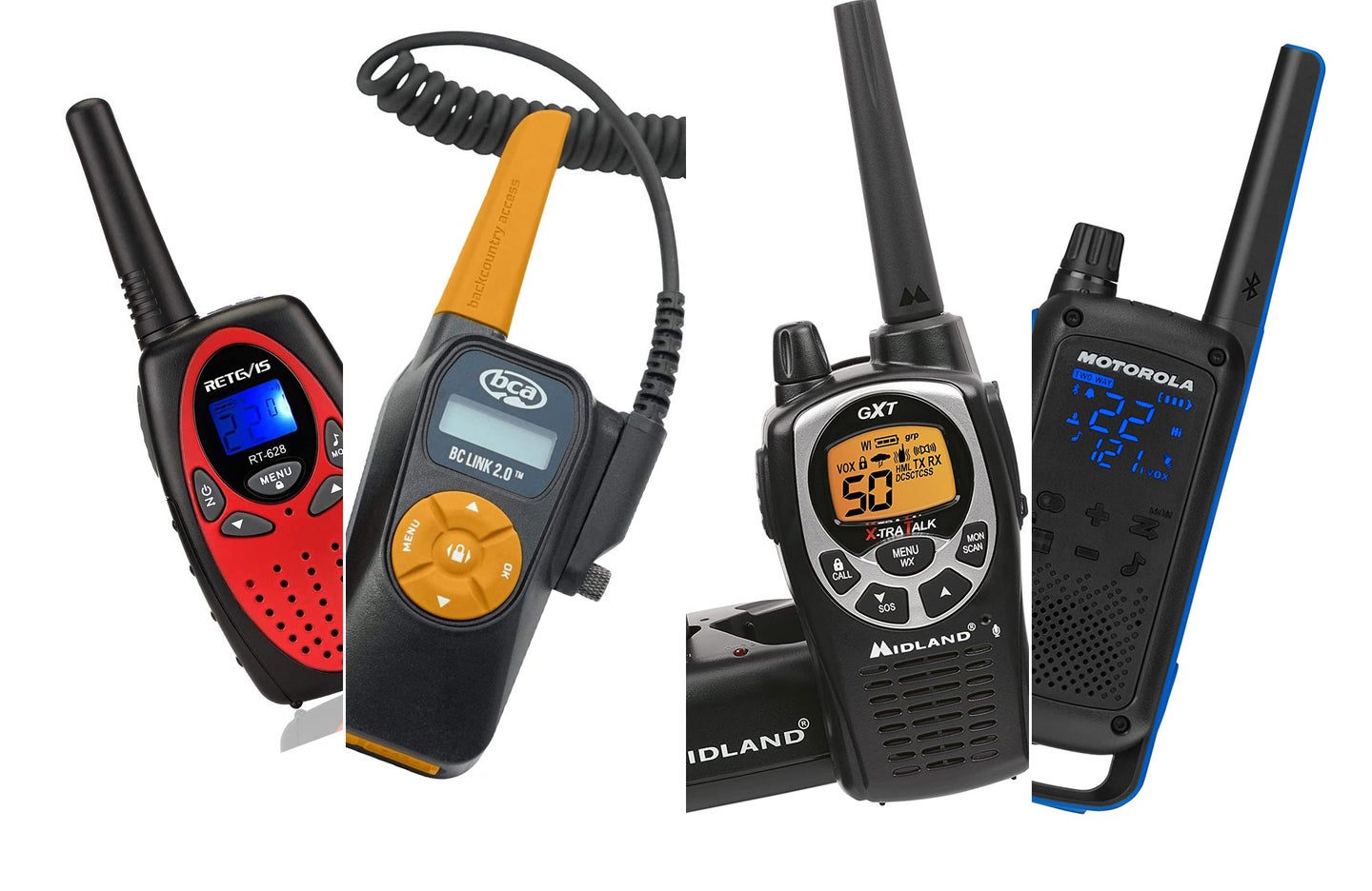 The best walkie talkies composited