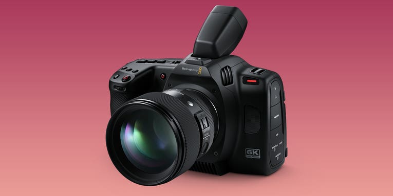 The Blackmagic Cinema Camera 6K is the company’s first full-frame camera The Blackmagic Cinema Camera 6K is the company’s first full-frame camera