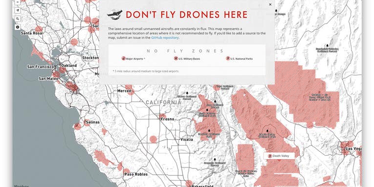 This Map Shows Where You’re Not Allowed to Fly Drones in the US