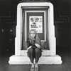 Portrait of a young women in front of a San Fran theatre