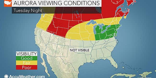 FYI: You May Have a Chance to Photograph the Aurora This Week In the USA FYI: You May Have a Chance to Photograph the Aurora This Week In the USA
