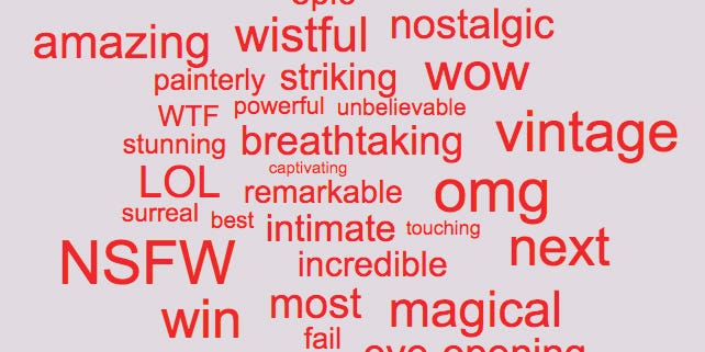 You’ll Never Believe This Listicle of 12 Clickbait Buzzwords Photo Bloggers Need to Stop Using You’ll Never Believe This Listicle of 12 Clickbait Buzzwords Photo Bloggers Need to Stop Using