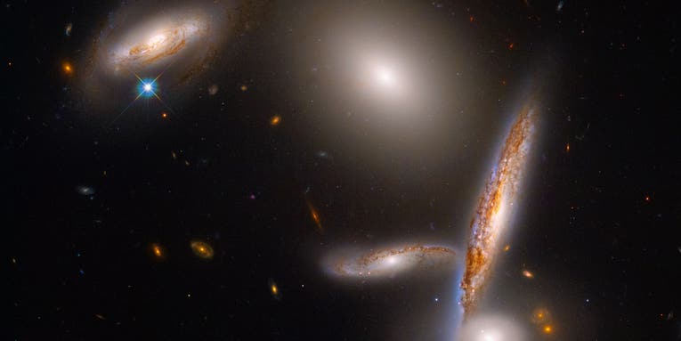On Hubble’s 32nd birthday, NASA shares a photo of 5 close-knit galaxies On Hubble’s 32nd birthday, NASA shares a photo of 5 close-knit galaxies