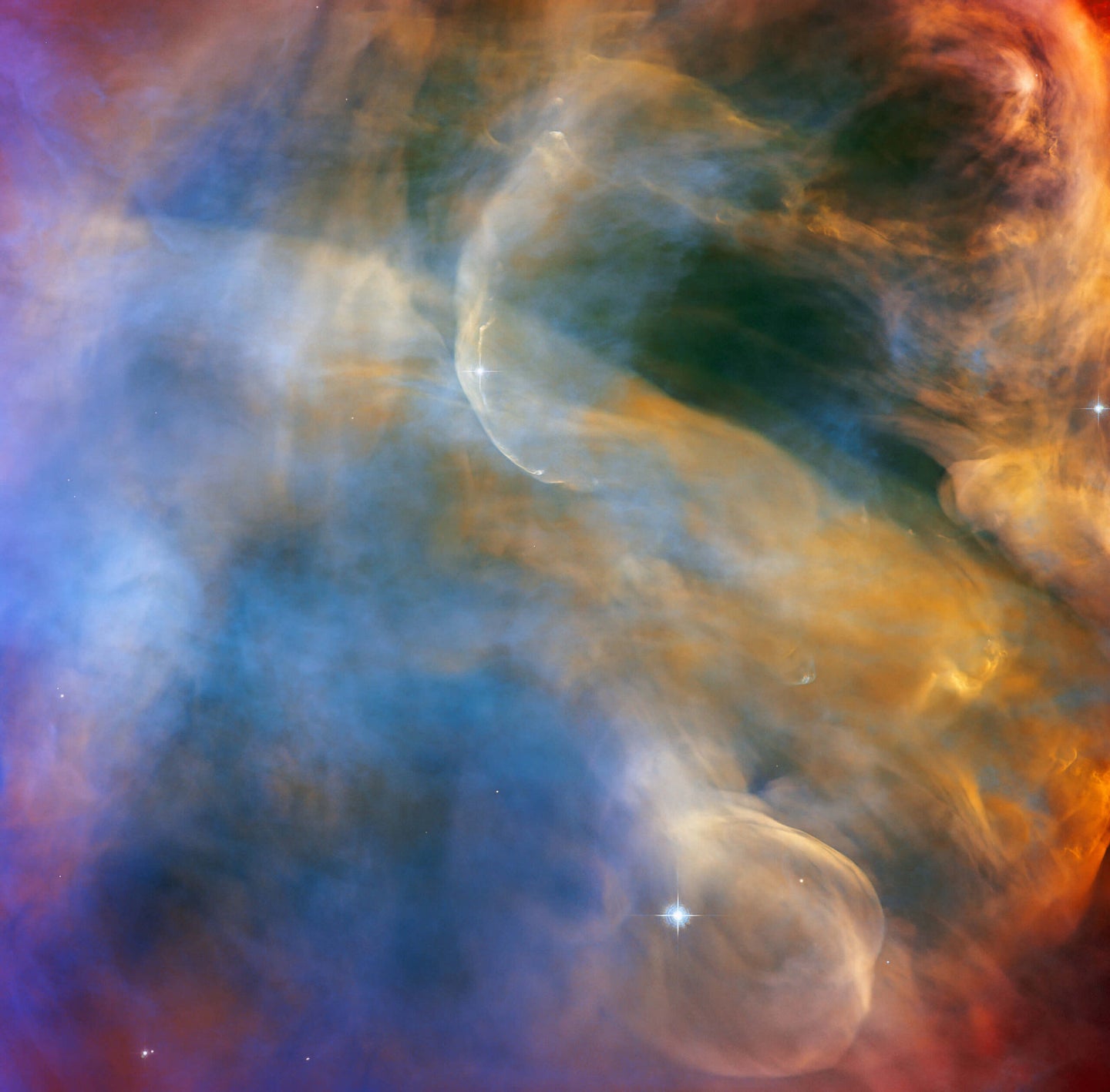 orion nebula cloudscape