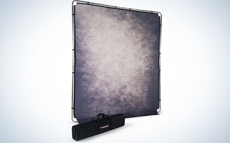 Manfrotto EzyFrame Vintage Background Kit, 6.5x7.5', Concrete