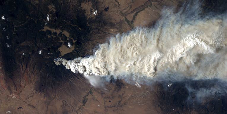 The New Mexico Wildfires As Seen From Space The New Mexico Wildfires As Seen From Space