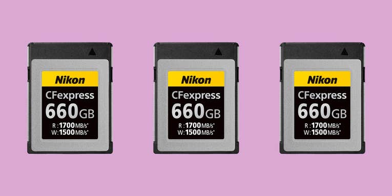 New gear: Nikon’s speedy CFexpress card will hit shelves this summer