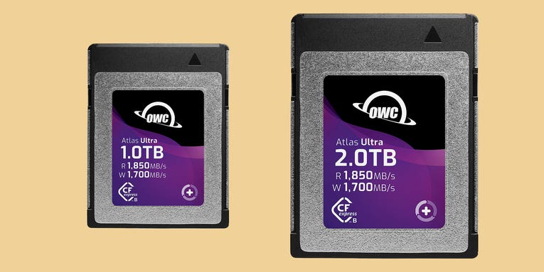 OWC announces 1TB and 2TB high-performance CFexpress cards OWC announces 1TB and 2TB high-performance CFexpress cards