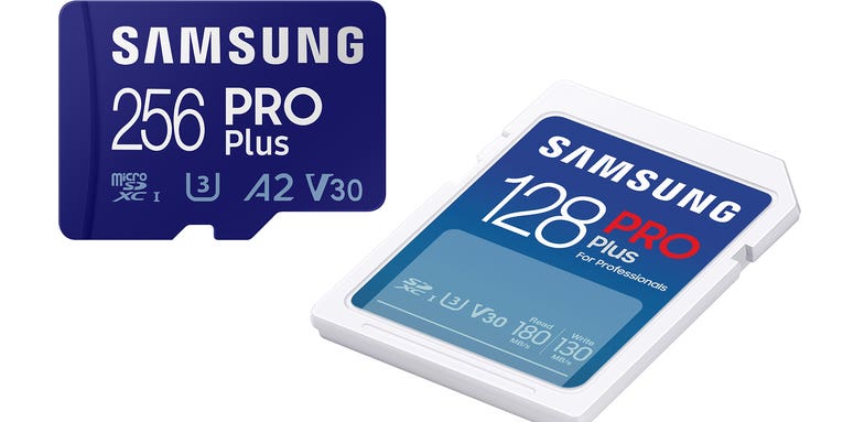 Samsung announces faster PRO Plus memory cards