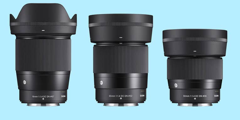 The Sigma 16mm, 30mm, and 56mm f/1.4 primes are coming to Fujifilm X-mount The Sigma 16mm, 30mm, and 56mm f/1.4 primes are coming to Fujifilm X-mount