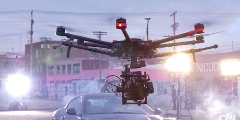 The DJI M600 Drone Is Built to Carry Heavy Cinema Camera Rigs The DJI M600 Drone Is Built to Carry Heavy Cinema Camera Rigs
