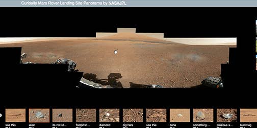 NASA Creates Giant Gigapan Panorama With Mars Rover Photos NASA Creates Giant Gigapan Panorama With Mars Rover Photos