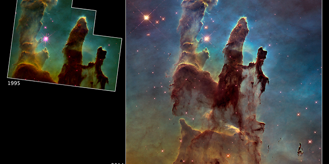 NASA Releases “Pillars of Creation” Image Captured by the Hubble NASA Releases “Pillars of Creation” Image Captured by the Hubble