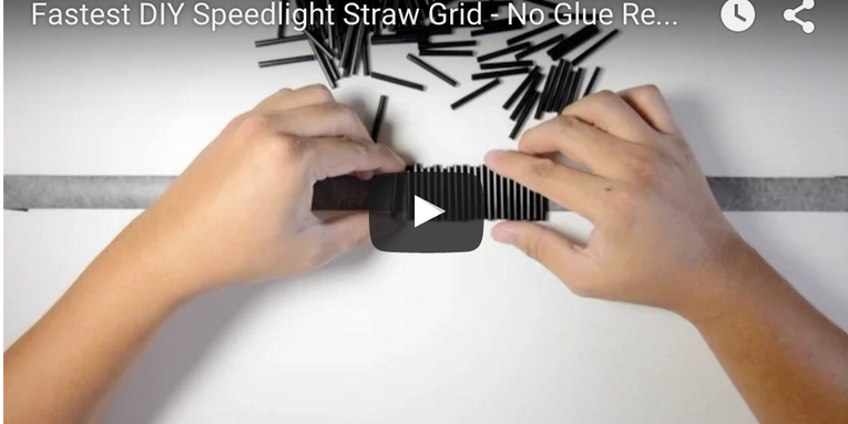 Here’s How to Make a DIY Flash Grid From Drinking Straws Here’s How to Make a DIY Flash Grid From Drinking Straws