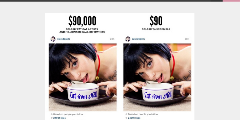A Suicide Girl’s Smart, Charitable Response to Richard Prince’s #Art A Suicide Girl’s Smart, Charitable Response to Richard Prince’s #Art
