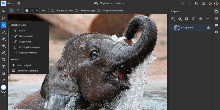 You can now run Photoshop in your Web browser You can now run Photoshop in your Web browser