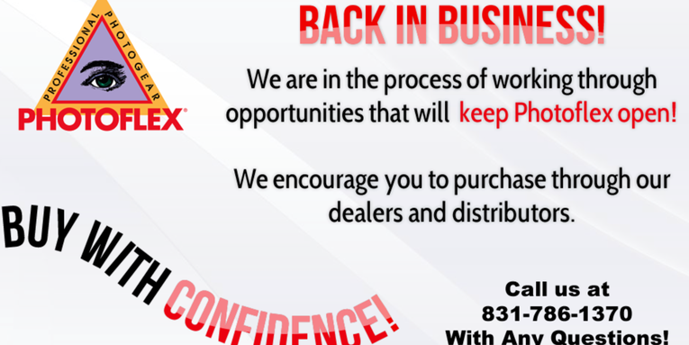 Photo Accessory Company Photoflex Is Back In Business (Maybe) Photo Accessory Company Photoflex Is Back In Business (Maybe)